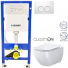 GEBERIT DuofixBasic s bielym tlačidlom DELTA21 + WC CERSANIT VIRGO CLEANON + SEDADLO 458.103.00.1 21BI ME1