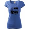 Vlak 753 - Dámske tričko Pure - 3XL ( Svetlomodrá )