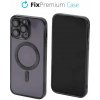 FixPremium - Puzdro Crystal s MagSafe pre iPhone 13 Pro Max, čierna