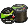 Wizard pletená šnúra Cat Braid tmavo hnedá 200m 0,40mm / 47,3 kg