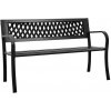 Happy Green Zahradní lavička LUSSO (Kovová záhradná lavica mriežka)