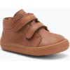 Barefoot detské členkové topánky Froddo First Step Cognac hnedé