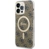 Guess iPhone 14 Pro Max Magsafe IML 4G hnedé