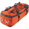 Veľká cestovná taška One Way DUFFLE BAG LARGE - 100 L Oranžová,Biela