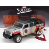 Jada Jeep Gladiator Pick up 2021 With X men Figure Silver 1:32