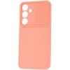 TopQ Zadný kryt Camshield Soft pre Samsung S24 FE salmon