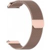 Techsuit - Watchband 18mm (W009) remienok pre Huawei Watch GT 4 (41 mm) / W1 / Honor Watch S1 / Garmin Venu 2S / Vivoactive 4S – ružové zlato KF2341174