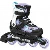 Detské kolieskové korčule Rollerblade Microblade SL Black/Lavender/Light Blue EUR 28-32