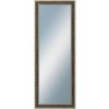 DANTIK - Zrkadlo v rámu, rozmer s rámom 60x160 cm z lišty TOOTH zlatá čierna (2780)