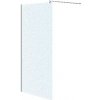 Cersanit Mille - Sprchová stena Walk-In, 120x200 cm, chróm/číre sklo S161-002