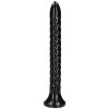 Ouch! Swirled Anal Snake Black 30cm