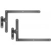PSG 61.221.02 - bránové pánty, pásové závesy pr. 50x5,5 mm s čapmi pr. 16 mm ocel