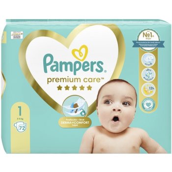 Pampers Premium Care 1 72 ks