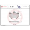 Sada brzdových platničiek, vždy 4 kusy v sade BREMBO P 65 014 (P65014)