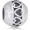 Linda's Jewelry Prívesok Spojené Srdcia chirurgická oceľ IP019 +Darčekové vrecúško zdarma