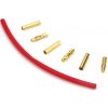 Dynamite 4 mm pozlátené konektory so zmršťovacou fóliou (3 páry)