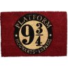 CurePink Harry Potter Nástupiště 9 a 3/4 FGE0006 červená 60 x 40 cm