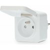 Nedis ZBPO130EWT - Zigbee 3.0 Chytrá Zásuvka | IP44 | Typ E (CEE 7/6)| 0 - 55 °C | Android™ / IOS | Bílá