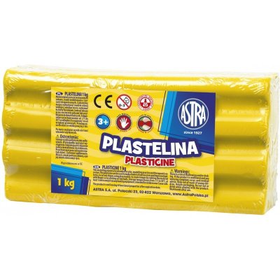 Astra Plastelína 1kg Žltá