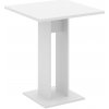 Tempo Kondela Jedálenský stôl, biela, 67,5x67,5 cm, EVERET