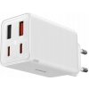 Nabíjačka Baseus GaN6 Pro 2x USB-C + 2x USB 65W biela