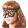 BAVLNENÁ MASKA ​​NA OČI LEOPARD -