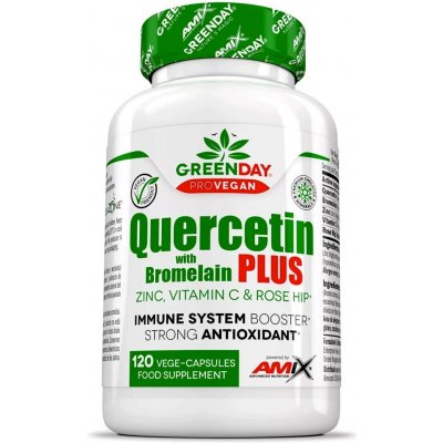 GREENDAY ProVegan Quercetin s bromelainom plus 120 kapsúl