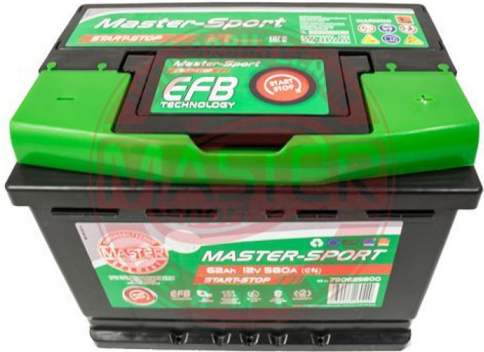 Master-Sport Start EFB 12V 62Ah 580A 790625800