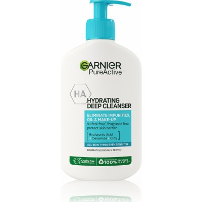 Garnier Hydratačný čistiaci gél proti nedokonalostiam pleti Pure Active ( Hydrating Deep Clean ser) 250 ml