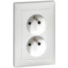 Legrand VALENA 2-zásuvka (774390) biela