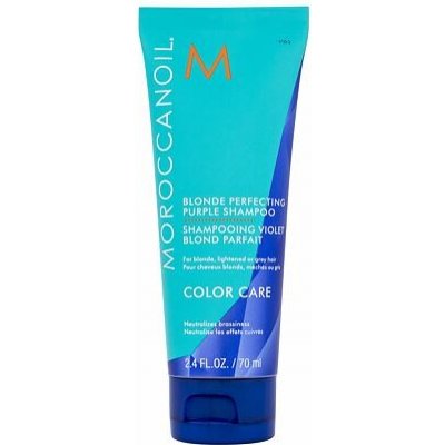 Moroccanoil Color Care Blonde Perfecting Purple Shampoo 70 ml šampon pro neutralizaci žlutých tónů blond vlasů pro ženy