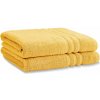 Žlté froté bavlnené osušky v súprave 2 ks 90x140 cm Zero Twist – Catherine Lansfield