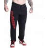 Gasp VINTAGE SWEATPANTS BLACK/RED – tepláky Gasp čierno-červené Velikost: XXL