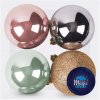 Gule MagicHome Vianoce, 4 ks, mix, na vianočný stromček, 10 cm