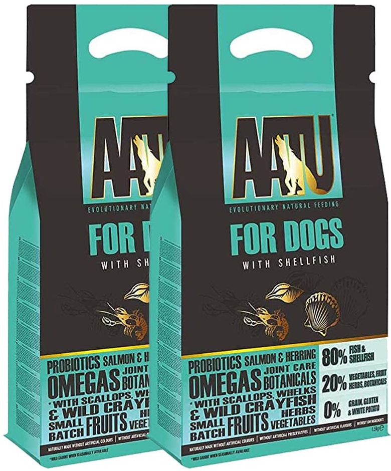 AATU Dog 80/20 Fish w Shellfish 2 x 10 kg