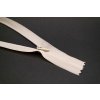 Nedeliteľný skrytý zips (3mm) rôzne farby - dĺžka 18 cm - 60 cm 18 cm Svetlo béžová 2