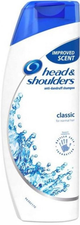 Head & Shoulders Classic Clean šampón proti lupinám na normálne vlasy čistý a šetrný k pokožke 250 ml