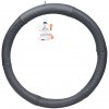 Poťah volantu - kožený perforovaný s gripom - 35-37 cm