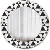 Okrúhle ozdobné zrkadlo Geometrické trojuholníky fi 50 cm