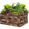 ATMOWOOD Drevený vyvýšený záhon 120 x 80 x 60 cm - opálený