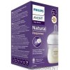 AVENT FĽAŠA Natural Response 125 ml priehľadná cumlík pre podporu rytmu pitia 0m+ 1 ks