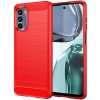 Zadný kryt Carbon červený – Motorola Moto G62