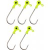 Nevis Hlava na gumené nástrahy žltá 5/0 3gr 5ks/bal. Jigová hlava