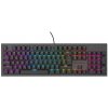 Genesis tichá herná klávesnica THOR 303/RGB/Outemu Peach Silent/Drôtová USB/ CZ- SK layout/Čierna NKG-2180