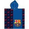 Carbotex · Detské froté pončo - futbalová osuška s kapucňou FC Barcelona - pre deti 3 - 6 rokov