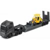 Maisto Mini pracovní stroje, Sada velkého tahače, Scania 770S, Volvo L25H Wheel Loader with Bucket