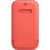 Apple MagSafe Leather Sleeve ochranný kryt MHMN3ZM/A pre Apple iPhone 12 mini, pink citrus