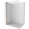 Mexen Kioto-X L sprchová stena Walk-in 50 x 200 cm, priehľadná 10 mm, ružové zlato - 800-050-107-60-00-X