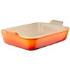 Le Creuset - tradičná zapekacia misa obdĺžniková - oranžová