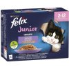 Felix Fantastic JUNIOR Lahodný výber v želé,hovädzie,kuracie,sardinky,losos 12x85g